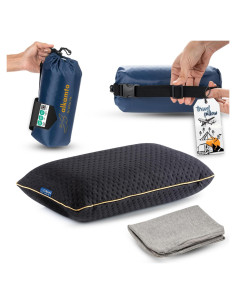 Almohada de Viaje Alkamto Espuma Viscoelástica Compacta