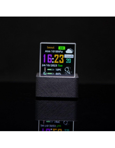 HolaCube Pantalla Holográfica WiFi 3D MLWSHR - Base Negra