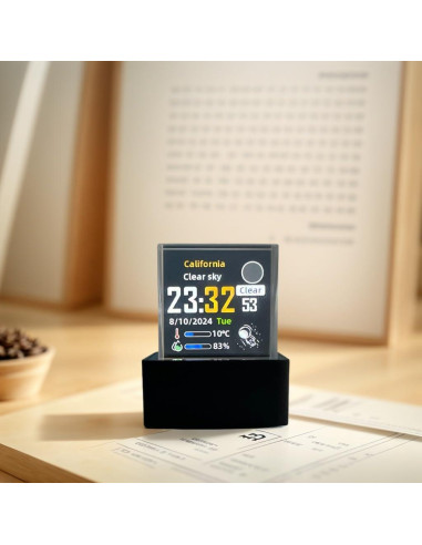 HolaCube Pantalla Holográfica WiFi 3D MLWSHR - Base Negra