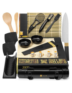 Kit de Hacer Sushi Alas - 26 Piezas para Principiantes y Expertos
