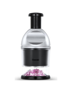 Picador de Alimentos Manual Geedel - Cuchillas de Acero Inoxidable