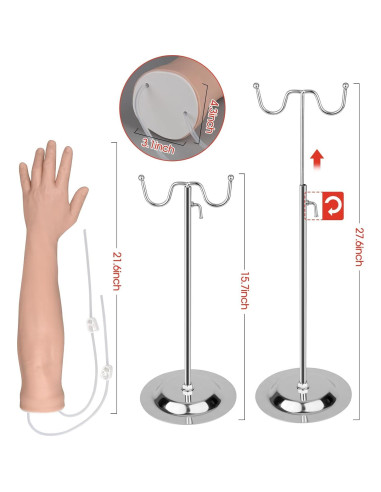 Kit de Práctica de Flebotomía SimCoach con Brazo IV Realista