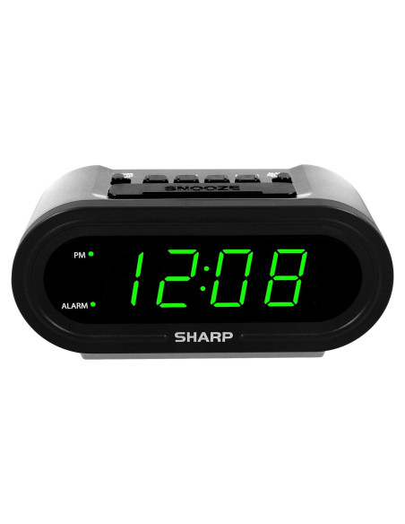 Reloj Despertador Digital SHARP OZJONG con Ajuste Automático Reloj Despertador Digital SHARP OZJONG con Ajuste Automático