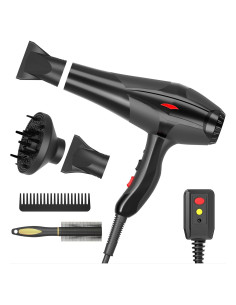 Secador de Pelo Profesional Conhaze 2400W Iónico con Difusor