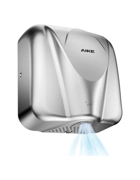 Secador de Manos AIKE AK2812 Acero Inoxidable 1400W 8-12s