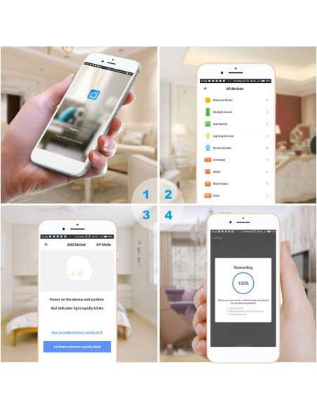 Enchufe Inteligente Garosa 15A WiFi Control Remoto