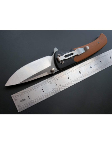 Cuchillo de Bolsillo Eafengrow EF67 Plegable Acero D2 8.9 cm