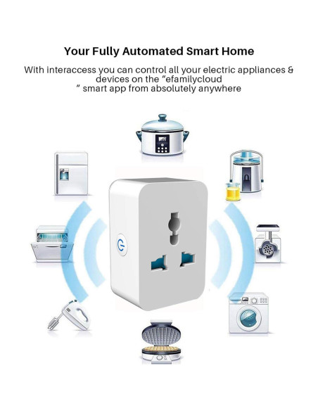 Enchufe Inteligente Garosa 15A WiFi Control Remoto
