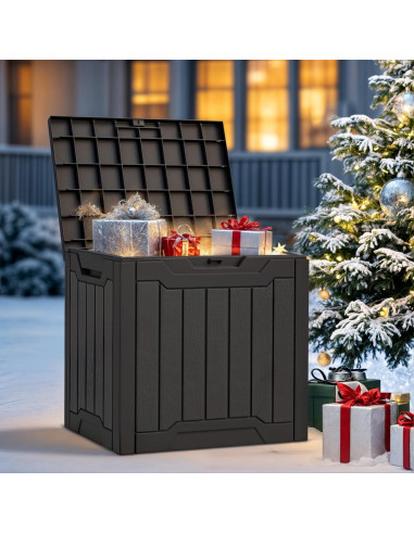 Caja de Almacenamiento Exterior YITAHOME 113L Negra Impermeable