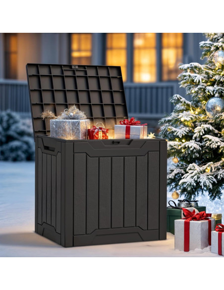 Caja de Almacenamiento Exterior YITAHOME 113L Negra Impermeable