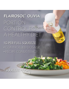 Pulverizador de Aceite FLAIROSOL 130ml Vidrio Dorado 2