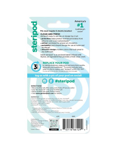 Protector de Cepillo de Dientes Steripod Verde Plata 2 Unidades 2