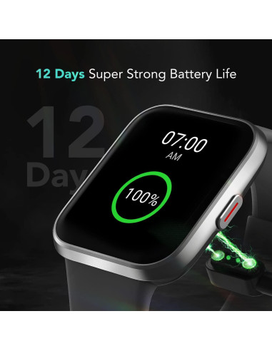 Reloj Inteligente SKG V7 Pro Unisex con Alexa y Llamadas Bluetooth