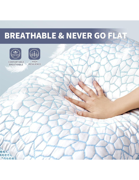 Almohada de Enfriamiento QUTOOL Doble Cara Estándar 2 Piezas