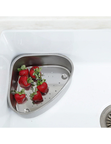 Filtro de Fregadero Esquinero Mejor Utensilio Acero Inoxidable