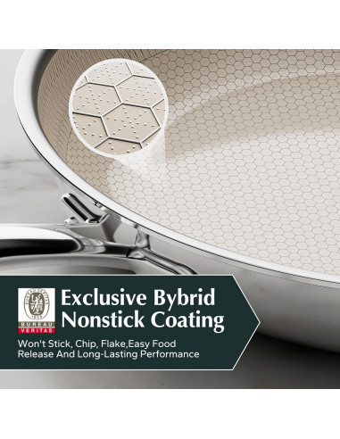 Sartén Antiadherente Híbrida Redchef 20 cm Acero Inoxidable