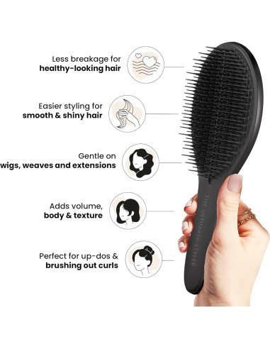 Cepillo Tangle Teezer Estilizador Definitivo Negro 50x50cm