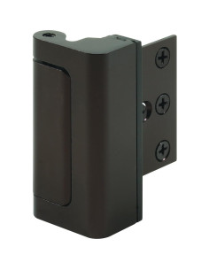 Cerradura de Refuerzo para Puerta Prime-Line U 11126 Bronce 2