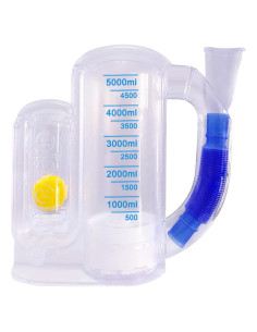 Espirometro de Incentivo FoxUncle para Adultos 1000-5000 cc