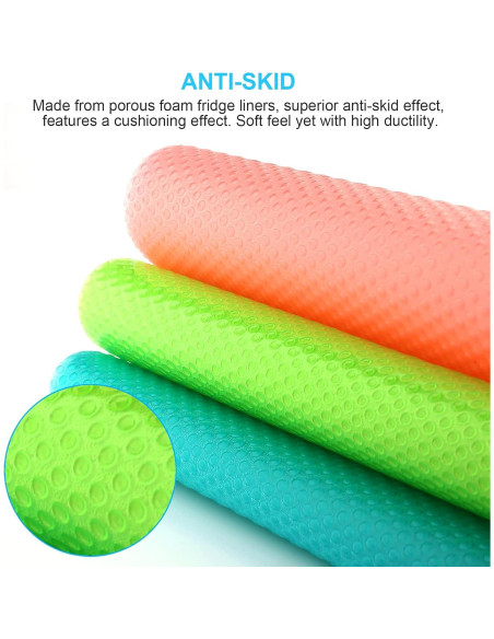 11 Alfombrillas para Refrigerador PSISO - EVA Lavables 45x30 cm