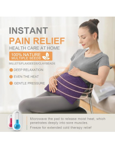 Almohadilla Térmica UNCN 23x38 cm con Funda Lavable para Dolor 2