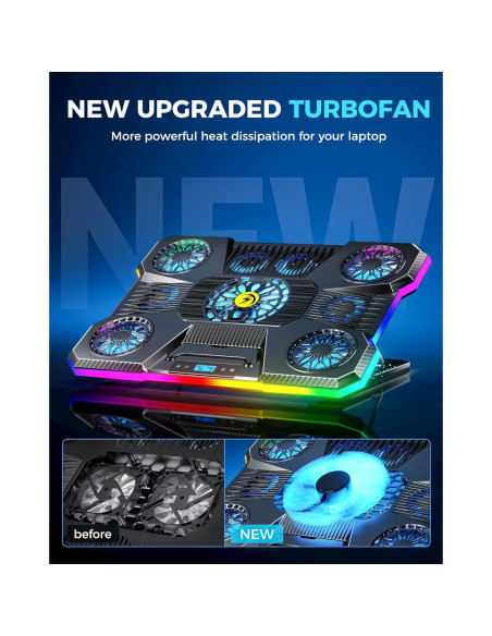 Base de Enfriamiento ChillCore A21 para Laptop 15.6-19.3" RGB
