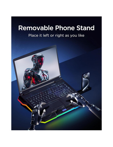 Base de Enfriamiento ChillCore A21 para Laptop 15.6-19.3" RGB