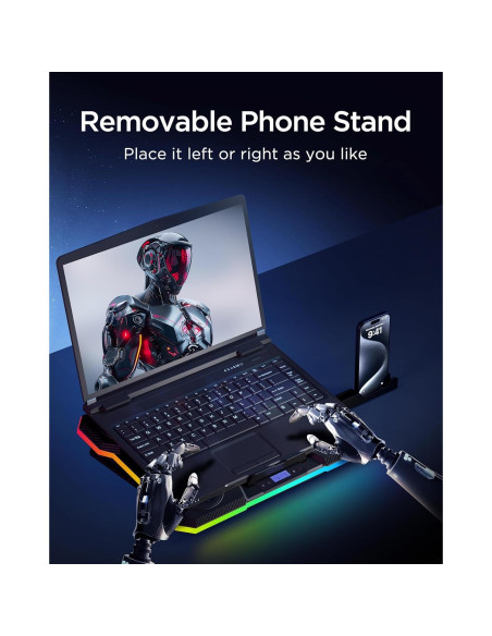 Base de Enfriamiento ChillCore A21 para Laptop 15.6-19.3" RGB