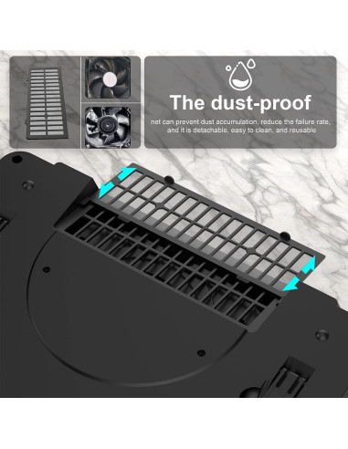 Enfriador de Laptop IETS GT500B Turbo 4200 RPM 13-17.3"