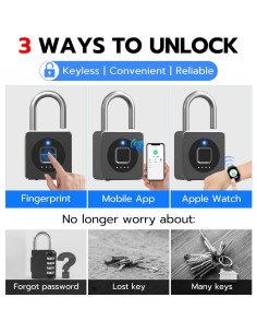 Cerradura Biométrica eLinkSmart HJ-P6BF con Huella Dactilar 2