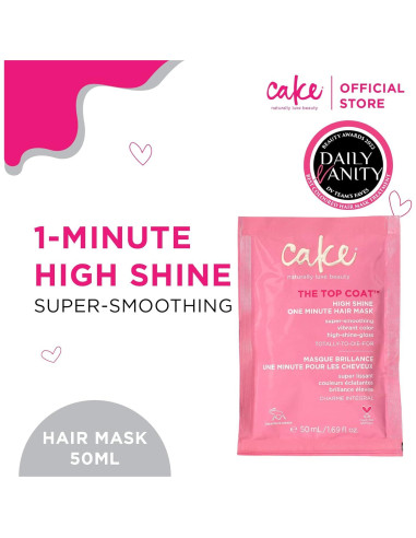 Máscara Capilar Cake Beauty Brillo Alto 49.6 ml Vegana