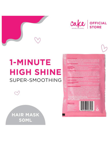 Máscara Capilar Cake Beauty Brillo Alto 49.6 ml Vegana