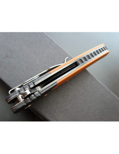 Cuchillo de Bolsillo Eafengrow EF67 Plegable Acero D2 8.9 cm