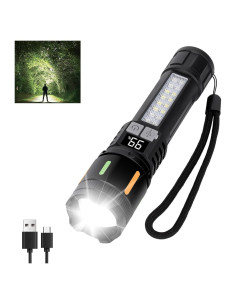 Linterna Recargable Ewenele 990000 Lúmenes 5 Modos USB C