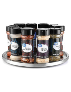 Lazy Susan Giratorio de Acero Inoxidable Lovotex 1 Nivel 27.9 cm