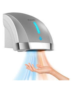 Secador de Manos Eléctrico Modunful Plata 1600W Sin Contacto