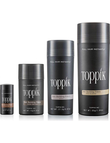 Fibra para Cabello Toppik 3g - Relleno Fino 9 Tonos