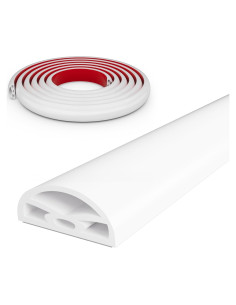 Umbral de Ducha KNEELISA 99 cm Blanco Silicona Autoadhesivo