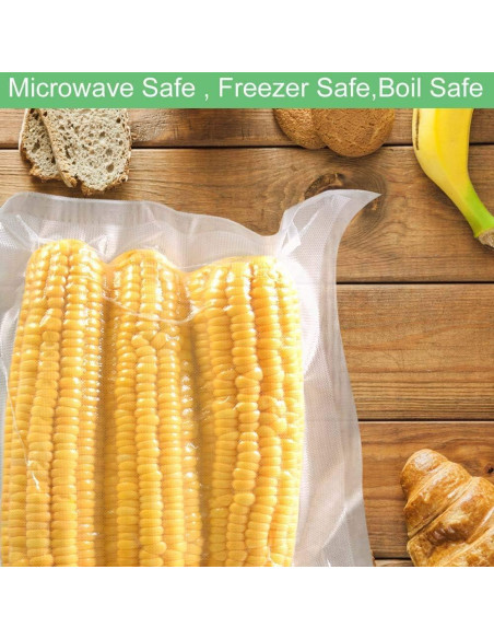 Rollos de Bolsas de Sellado al Vacío O2frepak 6 Paquetes 15-20-28cm