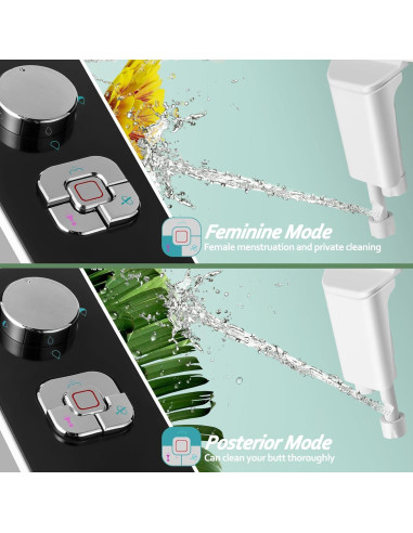 Accesorio de Bidet SAMODRA No Eléctrico Doble Boquilla Negro