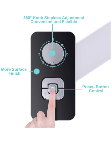 Accesorio de Bidet SAMODRA No Eléctrico Doble Boquilla Negro