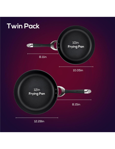 Juego de Sartenes Circulon Symmetry 25 y 30 cm Antiadherente