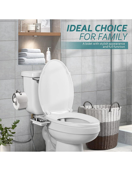 Accesorio de Bidet SAMODRA No Eléctrico Doble Boquilla Negro