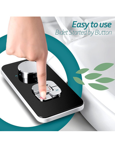 Accesorio de Bidet SAMODRA No Eléctrico Doble Boquilla Negro