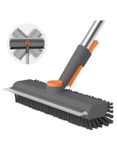 Cepillo de Fregado de Suelo AIR U+ con Mango Largo y Cerdas Duras