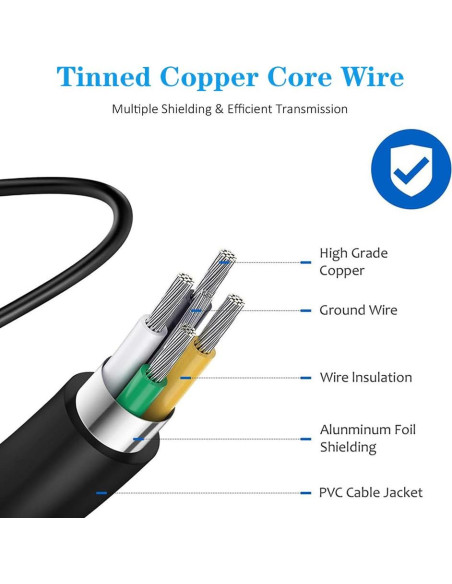 Cable de Carga Magnético Xinya para Anillo Inteligente 60cm