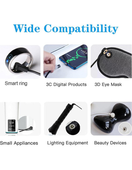 Cable de Carga Magnético Xinya para Anillo Inteligente 60cm