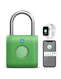 Candado Biométrico Pothunder Verde Aguacate con APP