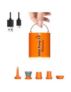 Bomba de Aire Eléctrica GIGA PUMP 2.0 1300mAh 5 Boquillas