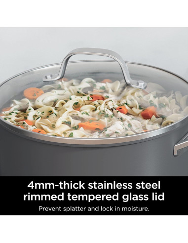 Juego de Ollas y Sartenes Ninja 10 Piezas Antiadherente